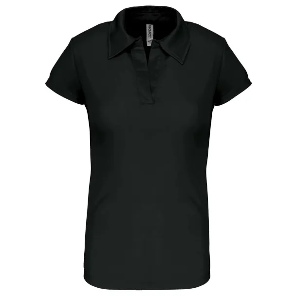  LADIES' SHORT-SLEEVED POLO SHIRT - Proact Black