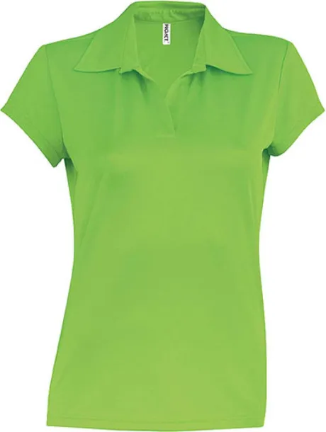  LADIES' SHORT-SLEEVED POLO SHIRT - Proact Lime