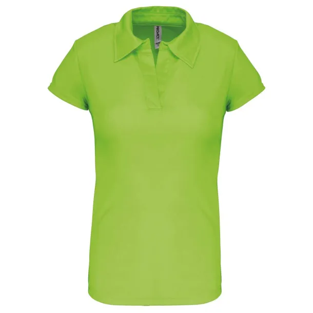  LADIES' SHORT-SLEEVED POLO SHIRT - Proact Lime