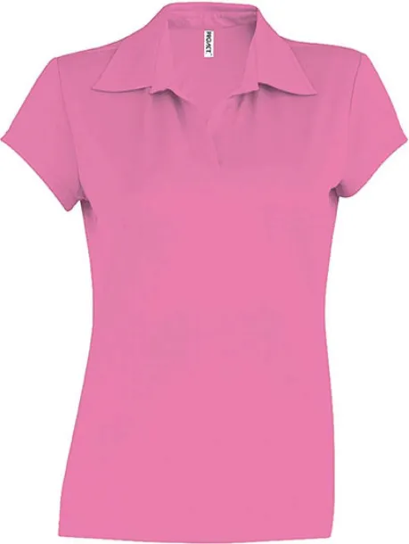  LADIES' SHORT-SLEEVED POLO SHIRT - Proact Fuchsia