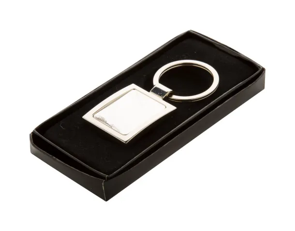 Dice keyring Silver