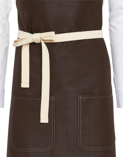  SANTORINI Contrasted Bib Apron with Pocket - SG Accessories - BISTRO