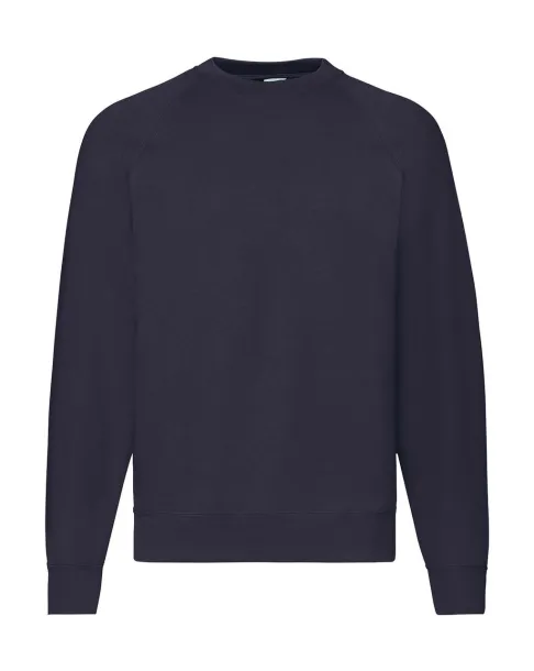  Klasični raglan pulover - Fruit of the Loom Deep Navy