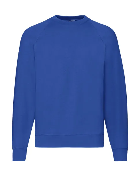  Klasični raglan pulover, 280 g/m² - Fruit of the Loom Kraljevski plava