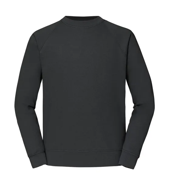  Klasični raglan pulover - Fruit of the Loom Light Graphite