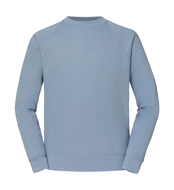  Klasični raglan pulover - Fruit of the Loom Mineral Blue