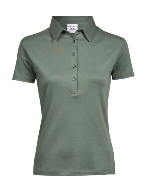 Ženska pamučna polo majica, 220 g/m² - Tee Jays Leaf Green