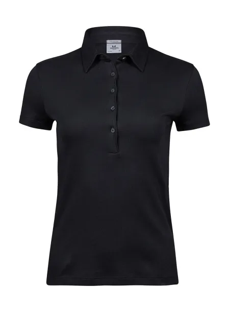 Ženska pamučna polo majica, 220 g/m² - Tee Jays Crna