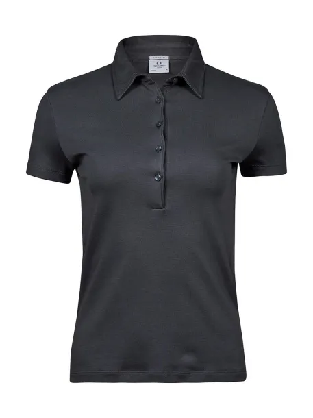  Ženska pamučna polo majica, 220 g/m² - Tee Jays Tamno siva