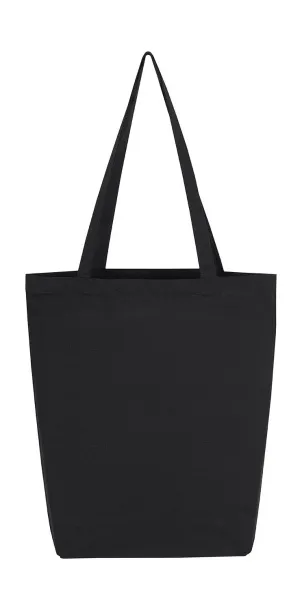  Baby Canvas Cotton Bag LH with Gusset, 200 g/m² - SG Accessories - BAGS Black