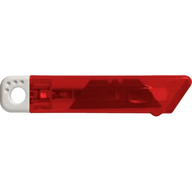  Cutter with safety mechanism red