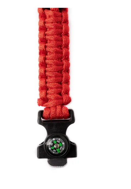 Kupra survival bracelet Red Black