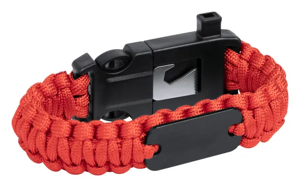 Kupra survival bracelet Red Black