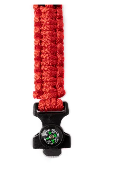 Kupra survival bracelet Red Black