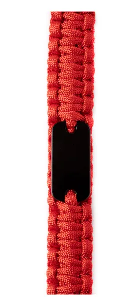 Peary survival bracelet Red Black