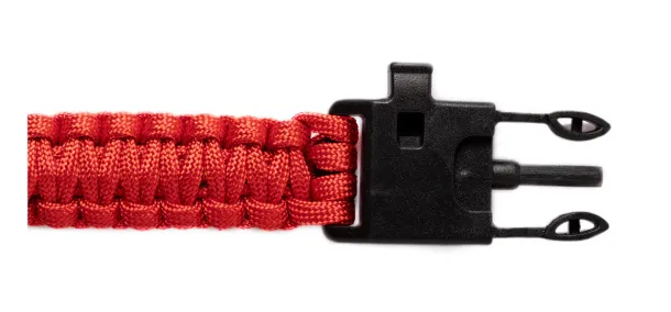 Kupra survival bracelet Red Black