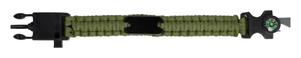 Kupra survival bracelet Green Black