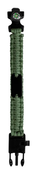 Peary survival bracelet Green Black