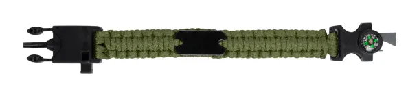 Kupra survival bracelet Green Black