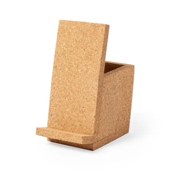  Cork pen holder, phone stand brown