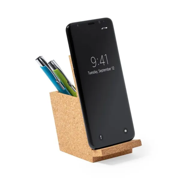  Cork pen holder, phone stand brown