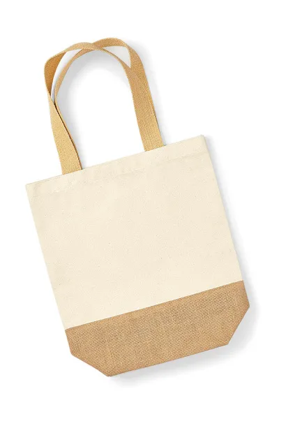  Jute Base Canvas Shopper, cotton 407 g/m² - Westford Mill Natural