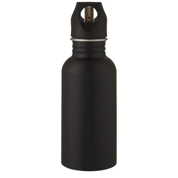 Lexi 500 ml stainless steel sport bottle Solid black