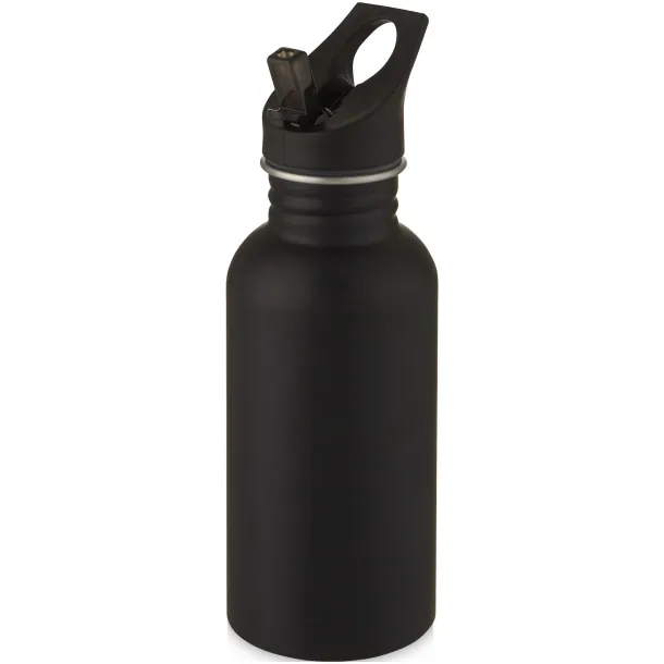 Lexi sportska boca od nehrđajućeg čelika 500 ml - Unbranded Solid black