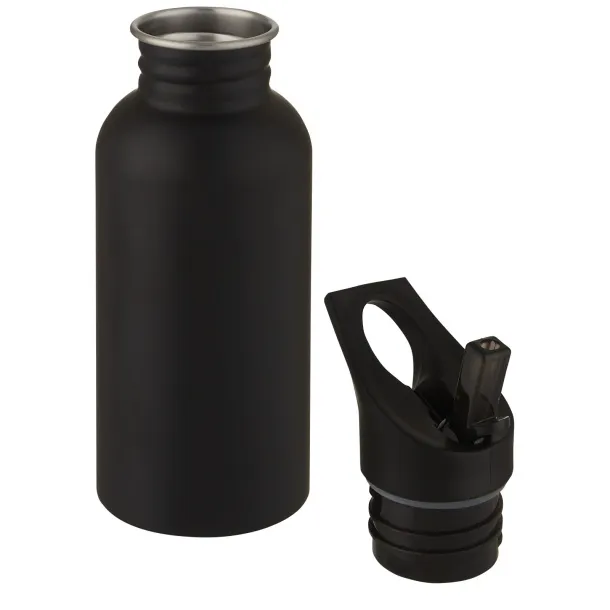 Lexi 500 ml stainless steel sport bottle Solid black