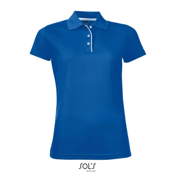  Ženska sportska polo majica, 180 g/m2 - SOL'S Kraljevski plava