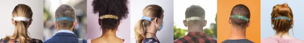 EarSave Creative personalizirani produživač maske za lice Bijela