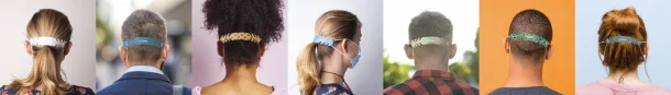 EarSave Creative personalizirani produživač maske za lice Bijela