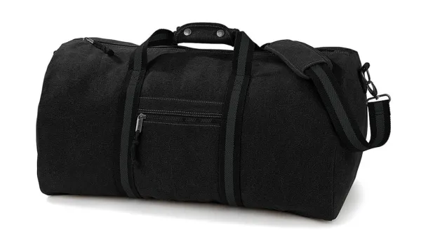  Vintage Canvas Holdall - Quadra Vintage Black