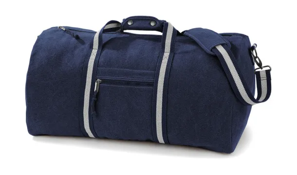  Vintage Canvas Holdall - Quadra Vintage Oxford Navy