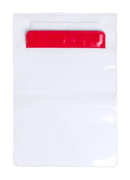 Kirot waterproof tablet case Red Transparent