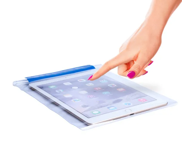Kirot waterproof tablet case Blue Transparent