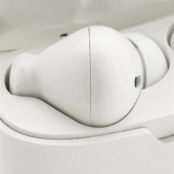  RCS recycled plastic Liberty Pro wireless earbuds - XD Collection White 