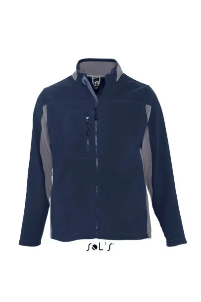  SOL'S NORDIC - MEN’S TWO-COLOUR ZIPPED FLEECE JACKET - SOL'S Navy