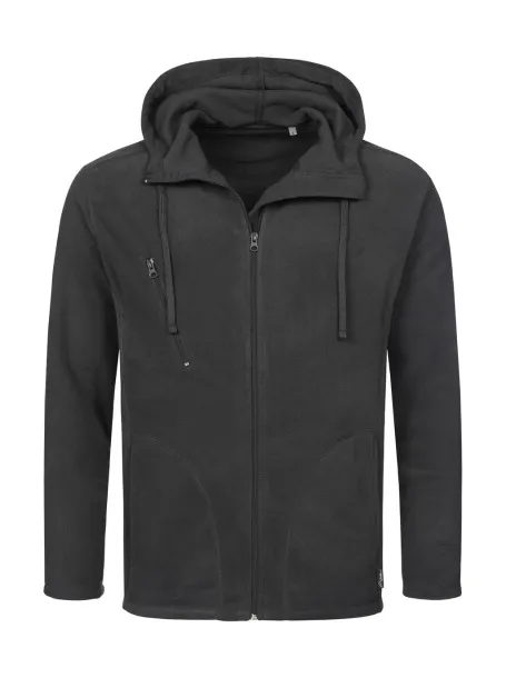  Hooded Fleece Jacket - Stedman Grey Steel