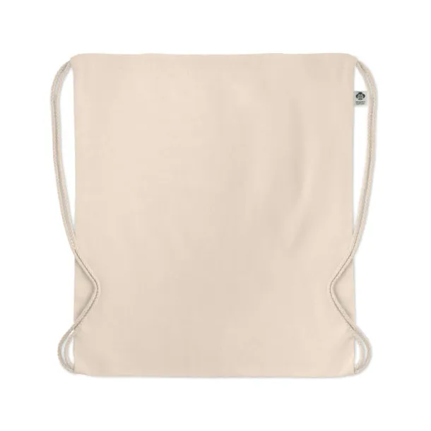 YUKI Organic cotton drawstring bag Beige