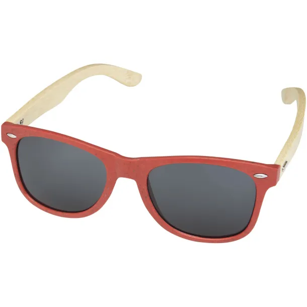 Sun Ray bamboo sunglasses - Unbranded Red