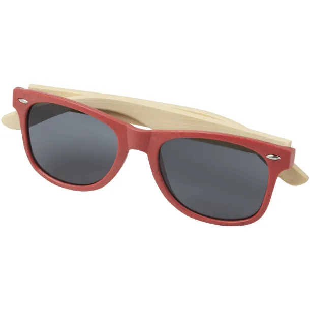 Sun Ray bamboo sunglasses Red