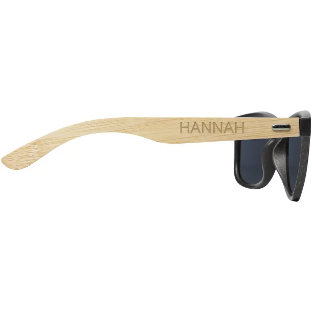 Sun Ray bamboo sunglasses Crna