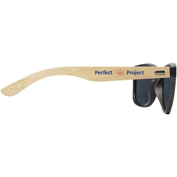 Sun Ray bamboo sunglasses Crna