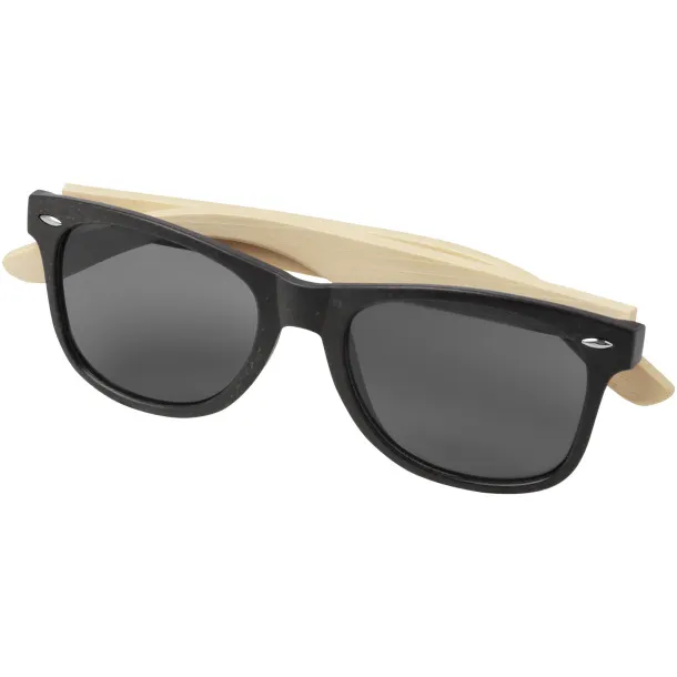 Sun Ray bamboo sunglasses Solid black