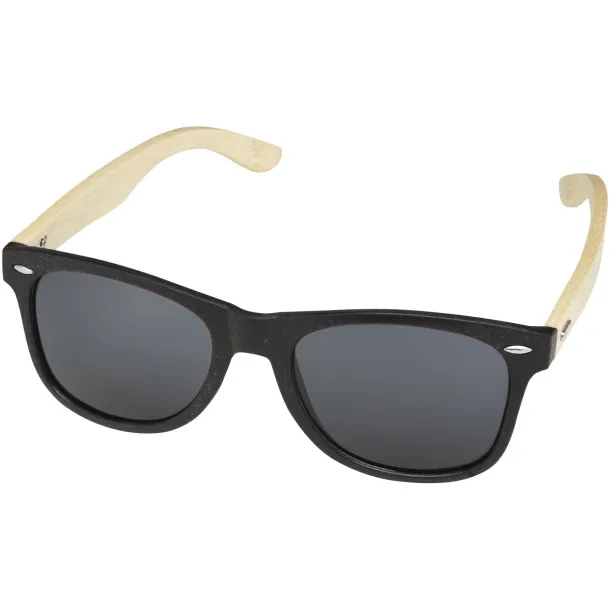 Sun Ray bamboo sunglasses Solid black