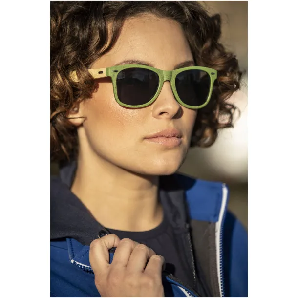 Sun Ray bamboo sunglasses Crna