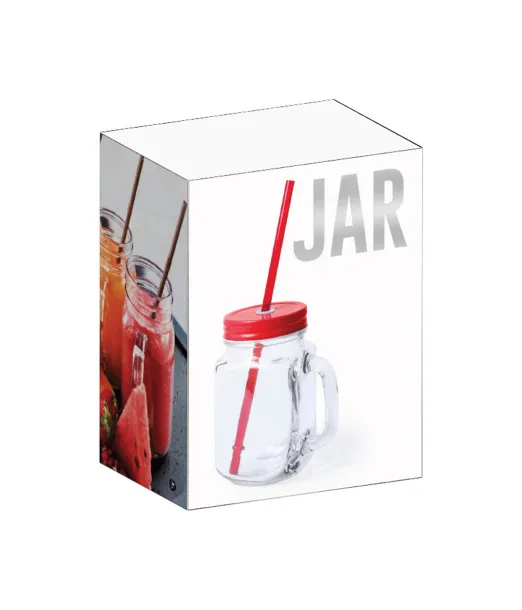 Heisond jar Red