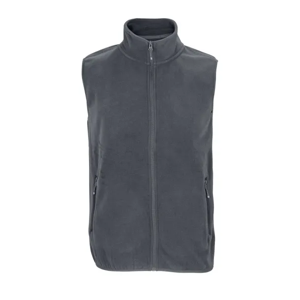  SOL'S FACTOR BW unisex prsluk od mikroflisa - SOL'S Charcoal Grey