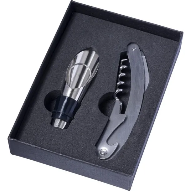  Wine set, 2 pcs Crna
